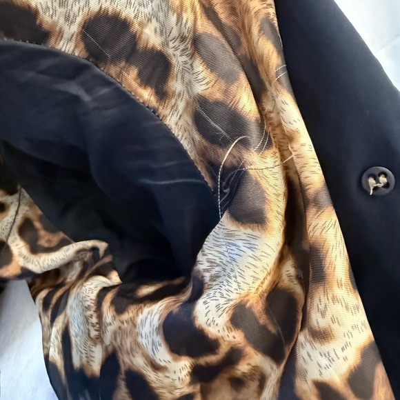 Laundry By Shelli Segal Blue Trench Coat size L - Picture 10 of 16